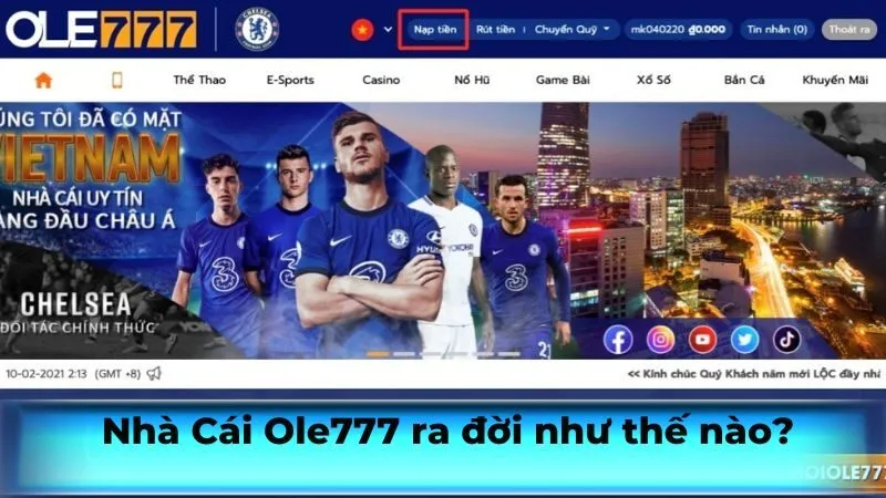 Nhà Cái Ole777 ra đời như thế nào?