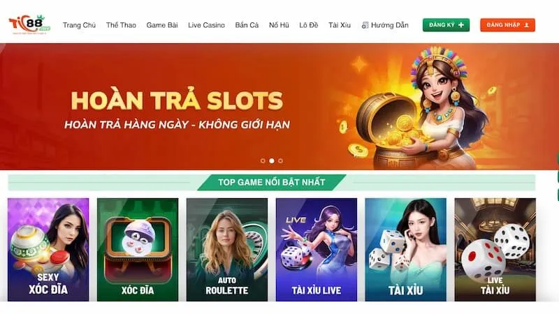 Khám phá kho game đa dạng của Tic88