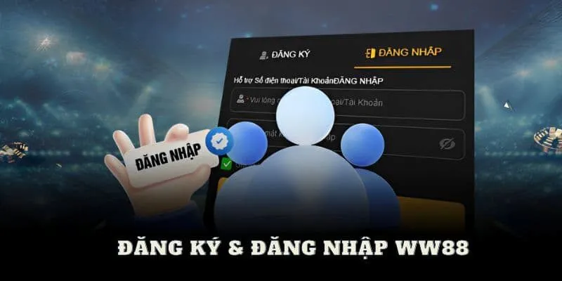 Thao tác đăng ký & đăng nhập